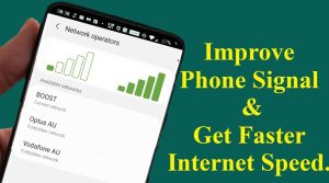 How to improve Phone internet speed