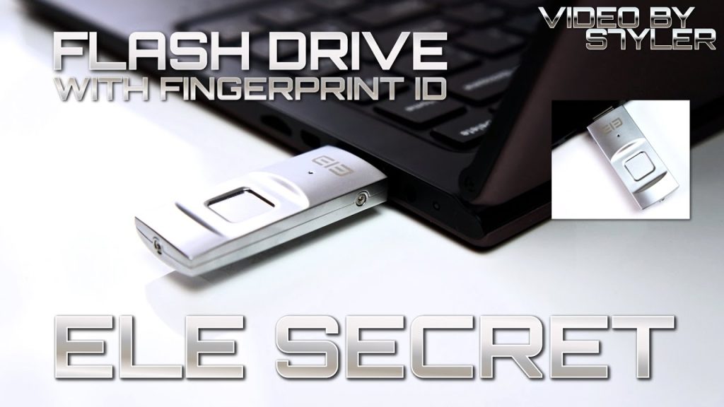 Ele pen drive wit fingerprint scanner