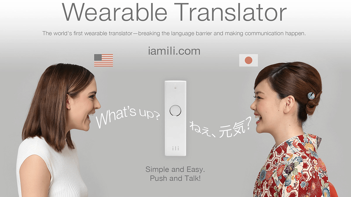 Wearable technology to help translate voice to other language