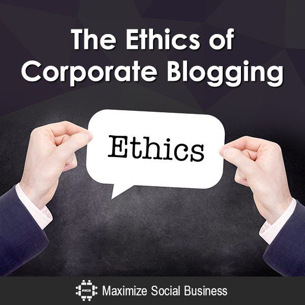 Purpose of corporate blogging
